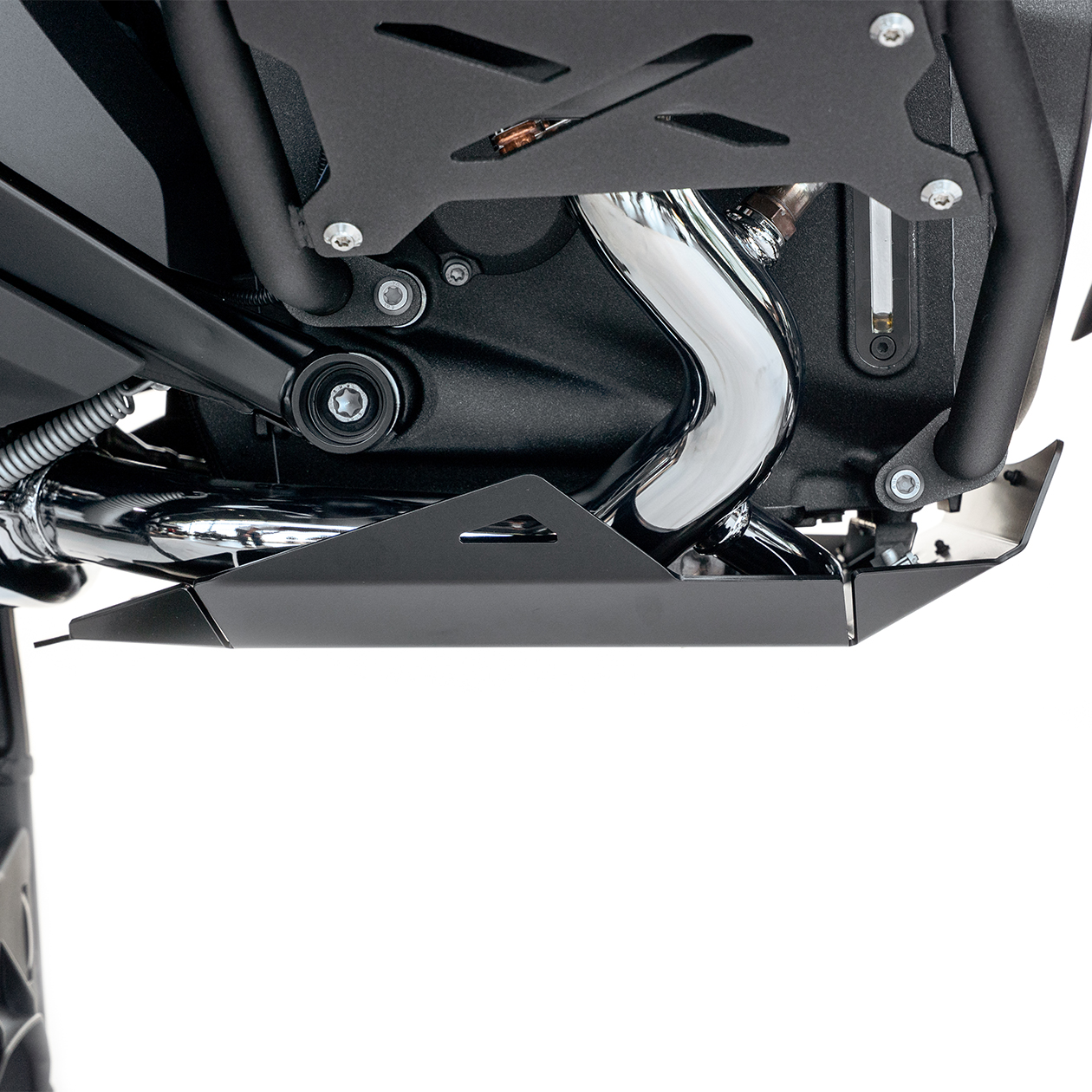 Skidplate Pro Stainless Steel black coated 1