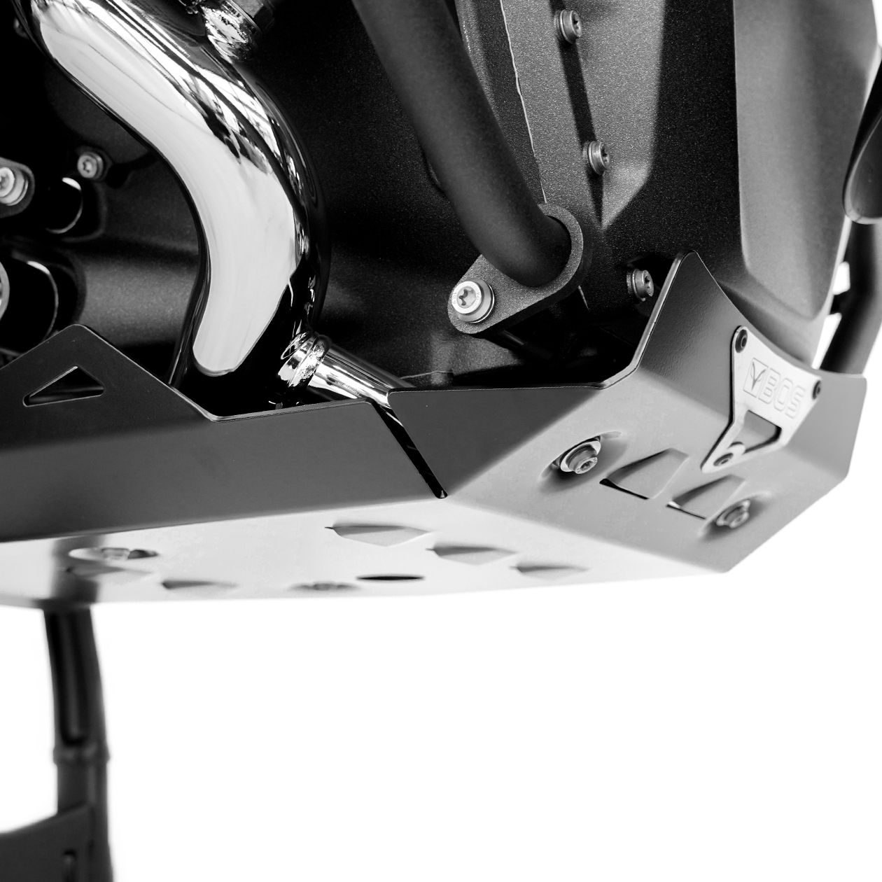 Skidplate Pro Stainless Steel black coated 4