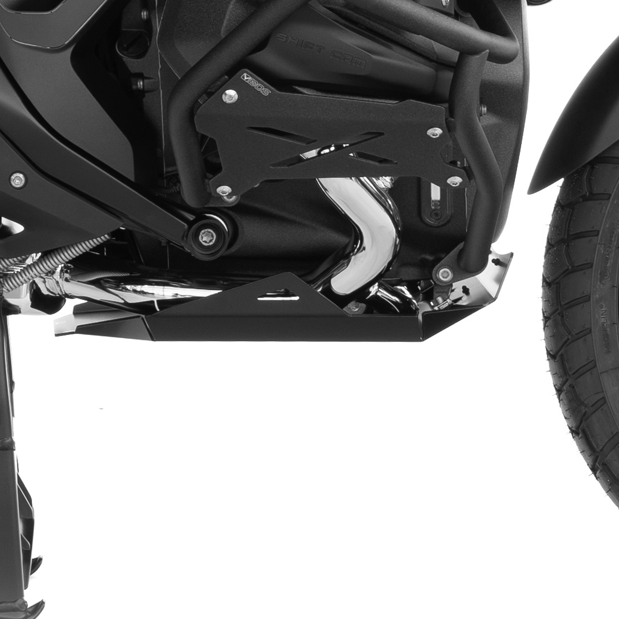 Skidplate Pro Stainless Steel black coated 2