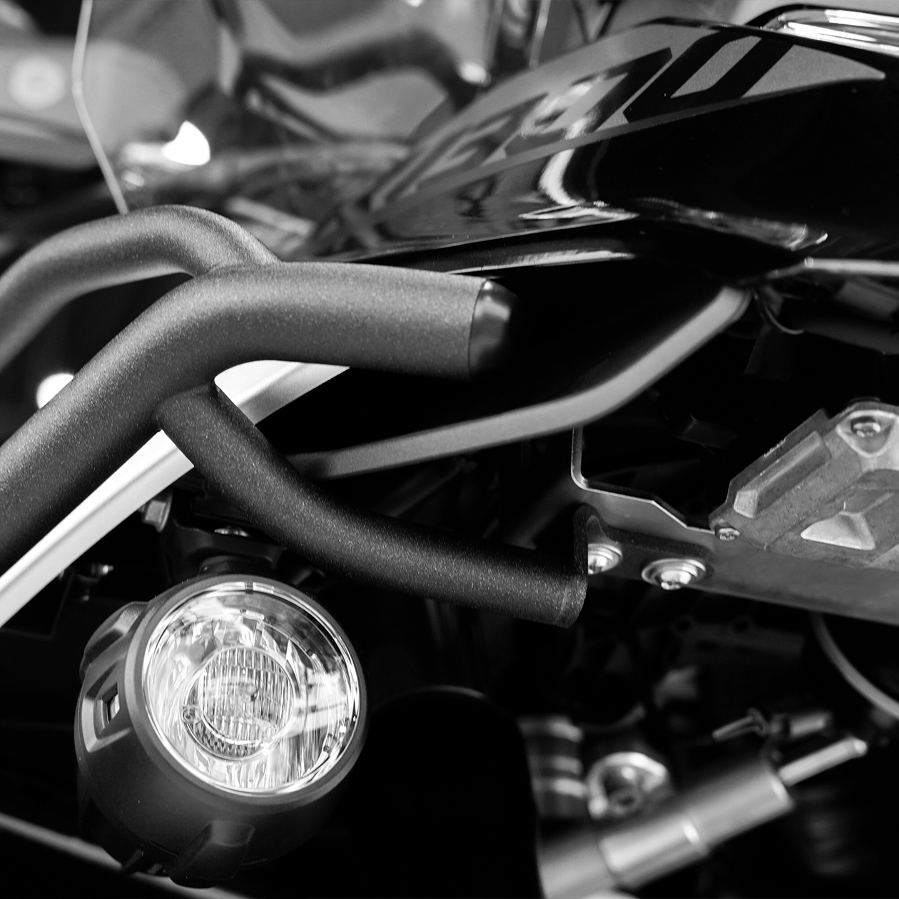 Upper Protection Bars Pro Stainless Steel black coated 3